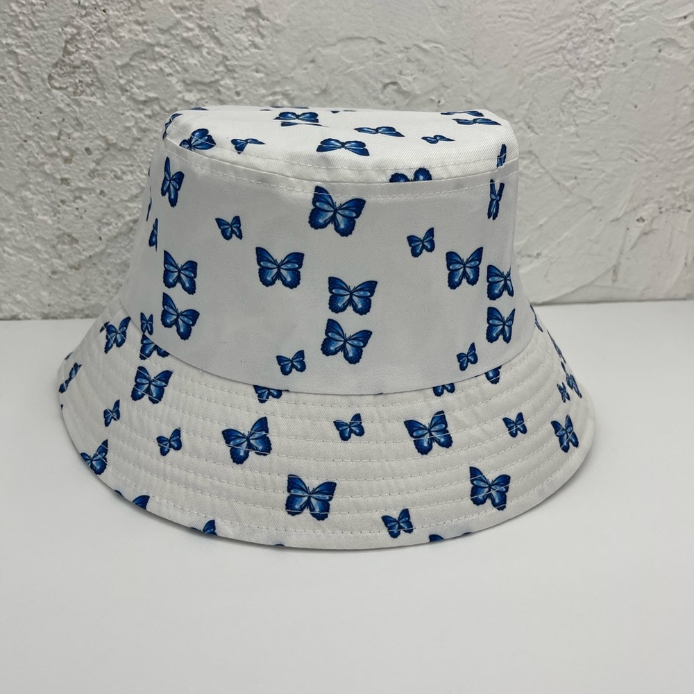 Blue Butterfly Bucket Hat 🦋
